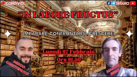 “In Labore Fructus” imparare, confrontarsi, crescere: Mirco Carotenuto / Marco Bisio